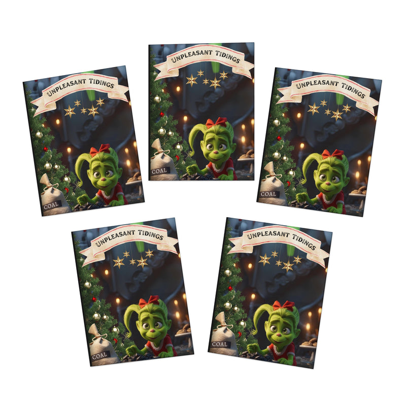 Unpleasant Tidings Greeting Cards (5-Pack)