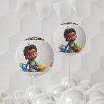 Chibi party boy 2 Balloon (Round and Heart-shaped), 11"