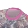 Pink n Silver vibe Unisex Cut & Sew Tee (AOP)