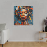 2 Vibrant Essence: An Abstract Celebration of Black WomenMatte Canvas, Stretched, 0.75"