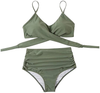 Two Piece Swimsuits for Women High Waisted Tankini 