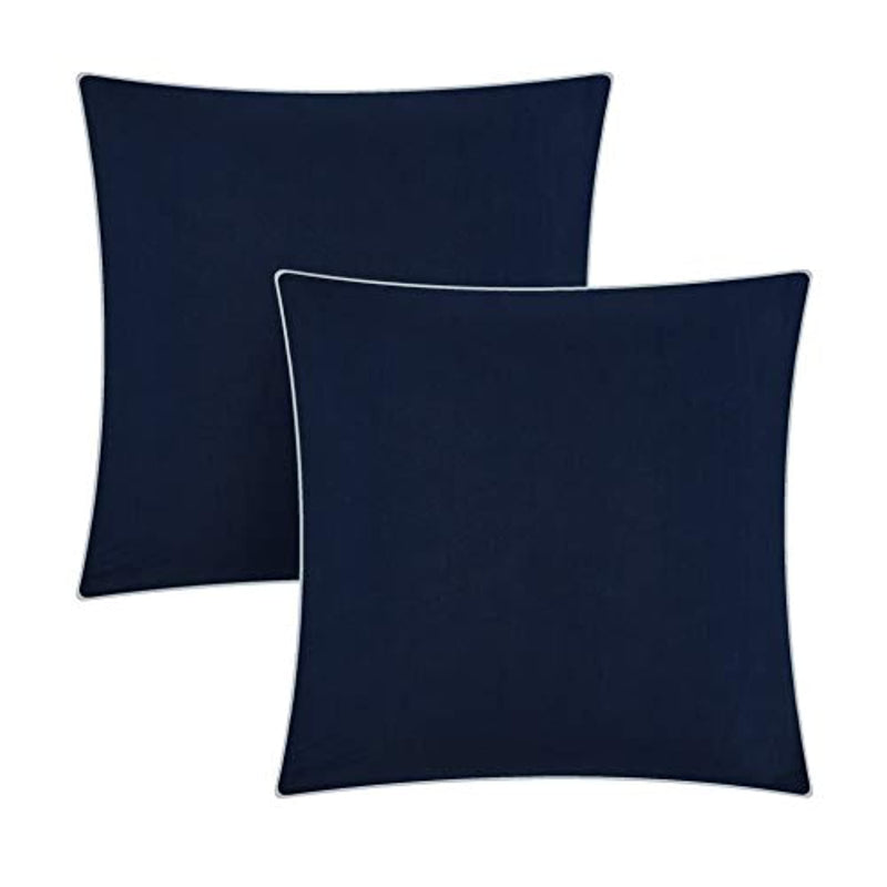 Navy Microfiber 24-Piece Bed in a Bag with Sheet Set King - Neshaí Fashion & More