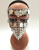 Astage Lady Jewelry Coin Veil Mask