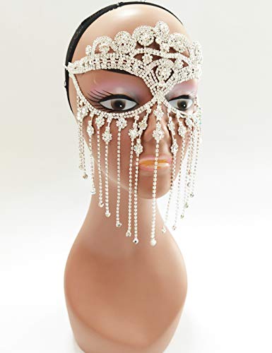 Astage Lady Accessories Crown Style crystal mask