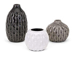 13336-3 Essary Vases - Set of 3, Multi/Color - Neshaí Fashion & More