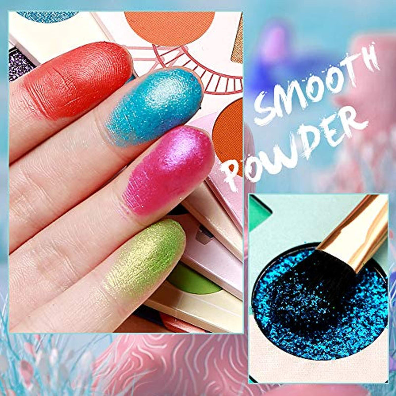 64 Colors Eyeshadow Palette Colorful Rainbow - Neshaí Fashion & More