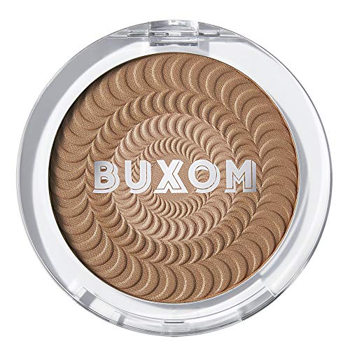 Buxom Staycation Vibes Primer-Infused Bronzer, Backyard Bronze (Golden Bronze) - Neshaí Fashion & More