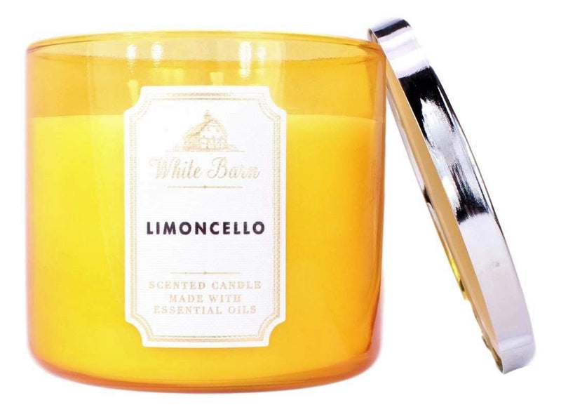 Bath & Body Works 2014 LIMONCELLO 3 Wick Scented Candle 14.5 oz./411 g - Neshaí Fashion & More