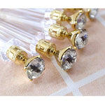 20 Pack Empty Lip Gloss Tube Diamond Shaped Wand -usa - Neshaí Fashion & More