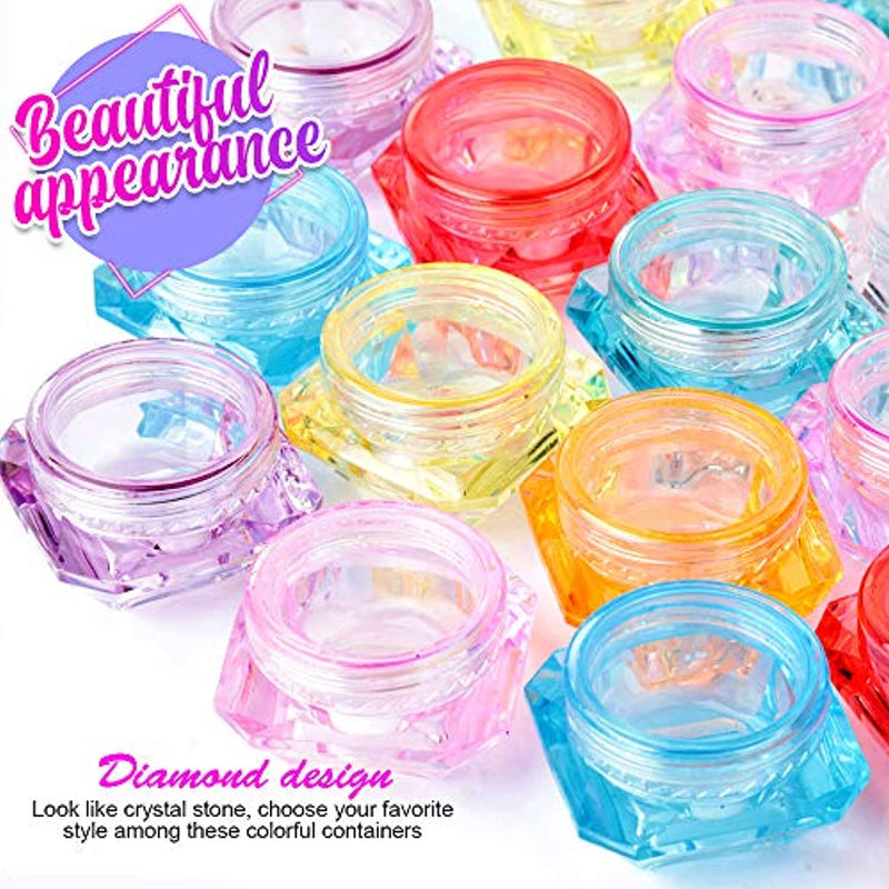 40Pcs Cosmetic Containers, 3 Gram  Pot Jar, -usa - Neshaí Fashion & More