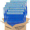 Prepasted Disposable Toothbrushes Individually Wrapped | Regular Size Head, Soft Bristle Hygienic & Economical | Great for Travel Camping Guestroom Car Office School Hotel Airbnb Gifts (144 Pack)
