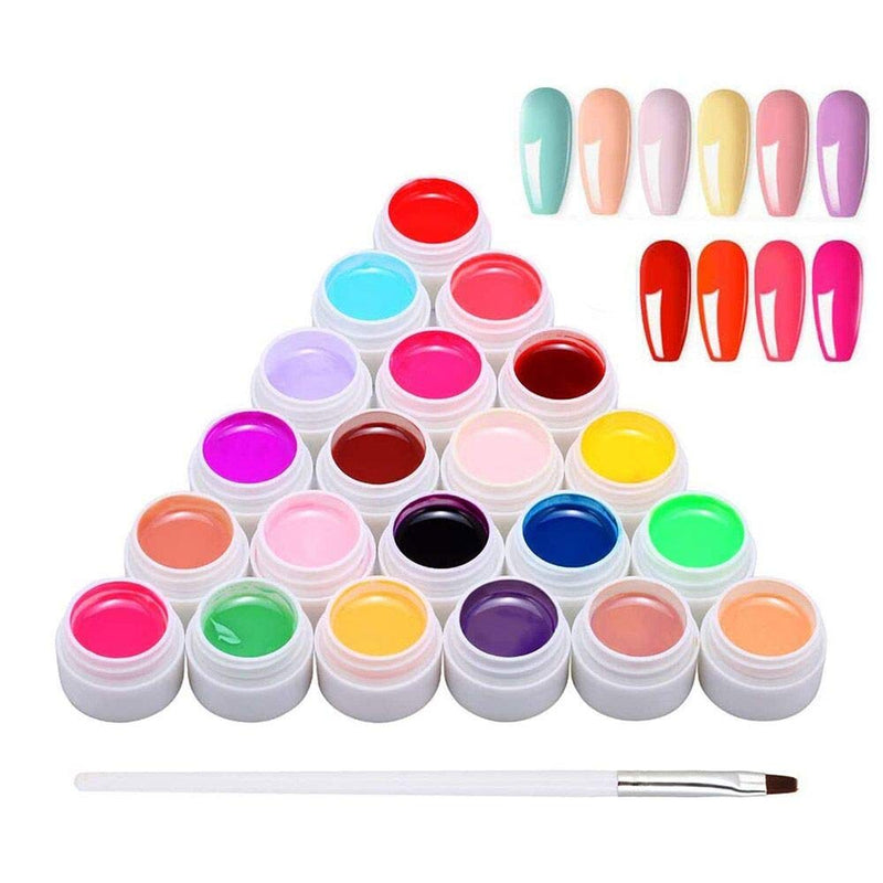 36 Colors Nail Gel Art Polish Pigment UV Gel Set - Neshaí Fashion & More
