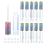 10Pack Sparkles Rainbow Lip Gloss Wand Tubes, 5ml Empty Lip Gloss Containers-usa - Neshaí Fashion & More