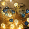 DomeStar Rattan Ball, 24PCS 2 Inch Wicker Ball Decorative Ball Orbs Vase Fillers - Neshaí Fashion & More