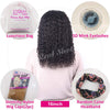 Eooma Curly Headband Wig Human Hair Wigs for Black Women (16 inch) Brazilian Curly None Lace Front Wigs Human Hair Scarf No Gel Gluelees Remy Hair Headband Wig - Neshaí Fashion & More