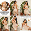 Avidlove Women Modal V Neck Nightwear Sleeveless Straight Dress Mini Full Slips Apricot S - Neshaí Fashion & More
