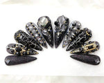 Black Swan  Press on Nails DD25 - Neshaí Fashion & More