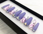 Gentle Violet  Press on Nails DD24 - Neshaí Fashion & More