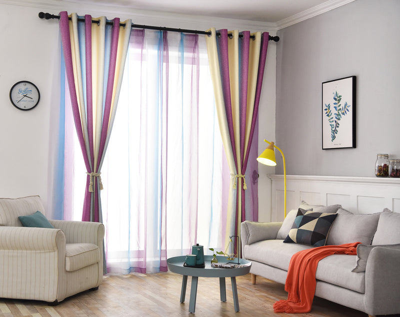 Simple Modern Curtains Fabric ROD - Neshaí Fashion & More