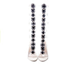 Open Toe T-strap Rhinestone  High Heels - Neshaí Fashion & More