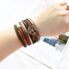Leather  tree of life bracelet - Neshaí Fashion & More