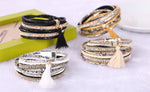 Brazilian Beach Magnet Buckle Tassel Friendship Bracelets Boho Jewelry - Neshaí Fashion & More