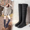 platform thigh high snow boots - Neshaí Fashion & More