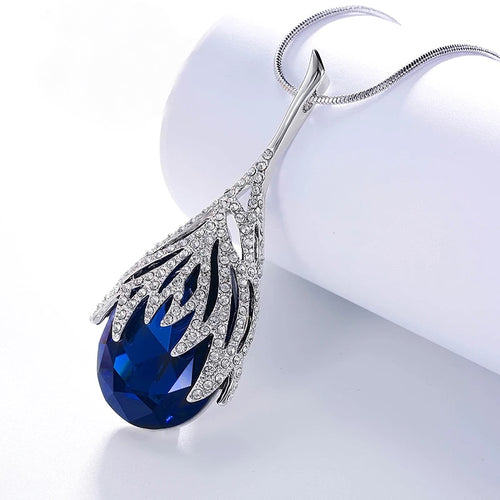 Pendant Necklace With Cubic Zirconia - Neshaí Fashion & More