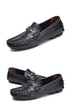 Leather Men Shoes Soft Moccasins Loafers Fashion Brand Men Flats Comfy Driving Shoes - Neshaí Fashion & More