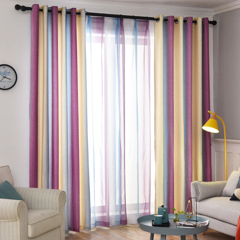 Simple Modern Curtains Fabric pleated pull - Neshaí Fashion & More