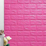 PE Foam 3D Wall Stickers Brick Pattern Waterproof Self stickers on the wall Room Home Decor For Kids Bedroom Living Room Sticker - Neshaí Fashion & More