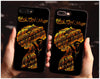 2bunz Melanin Poppin Aba phone Case Pro Black case For Samsungs7 s8 s9 Case Cover - Neshaí Fashion & More