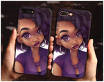 2bunz Melanin Poppin Aba phone Case For iphone 7 8 XS XR XSMAX 11 11Pro Case Cover - Neshaí Fashion & More
