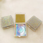25mm False Eyelashes Packaging Empty Lash Case Bling Glitter Eyelash Box without Eyelashes - Neshaí Fashion & More