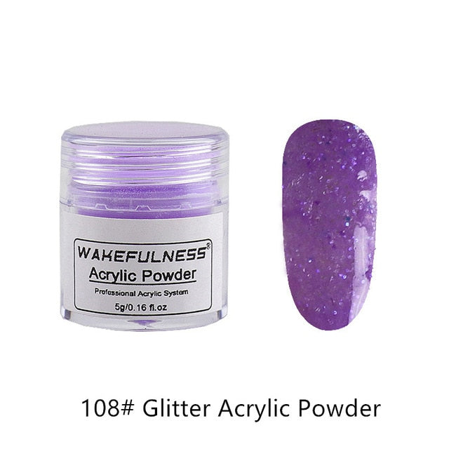 Acrylic Powder Glitters Nail Art Artisan Color - Neshaí Fashion & More