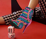 short sequined heels - Neshaí Fashion & More