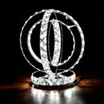 LED Diamond Crystal Bedroom Light table top - Neshaí Fashion & More