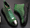 rivet boots Men's Luxury sneakers color option 2 - Neshaí Fashion & More