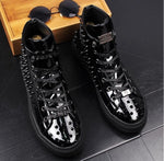 rivet boots Men's Luxury sneakers color option 1 - Neshaí Fashion & More