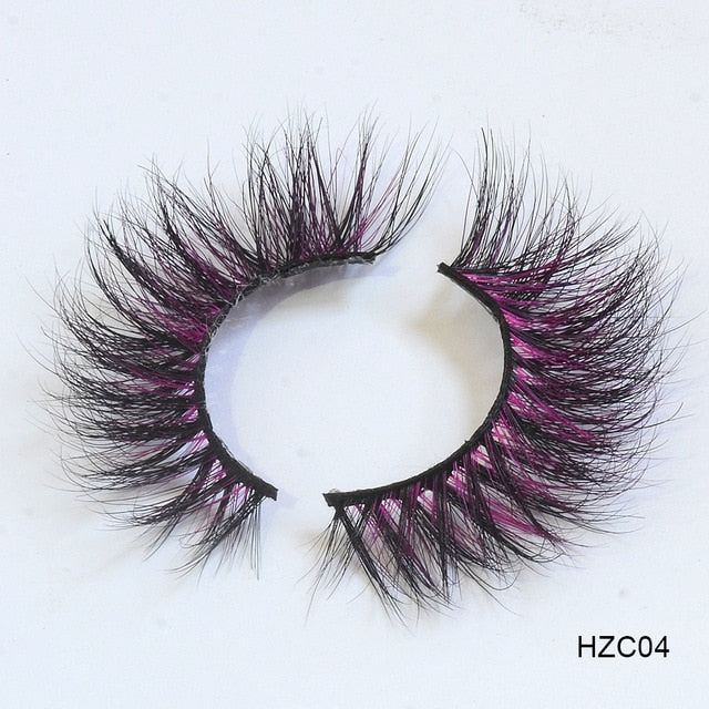 Wild Side colored 3D luxury lashes - Neshaí Fashion & More