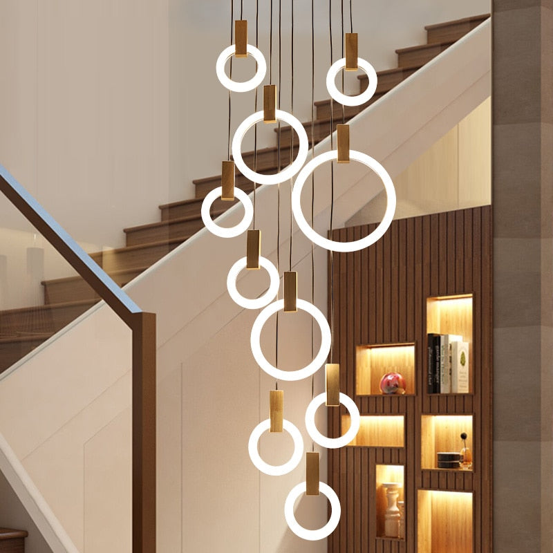 Modern LED deco hanging lights - Neshaí Fashion & More