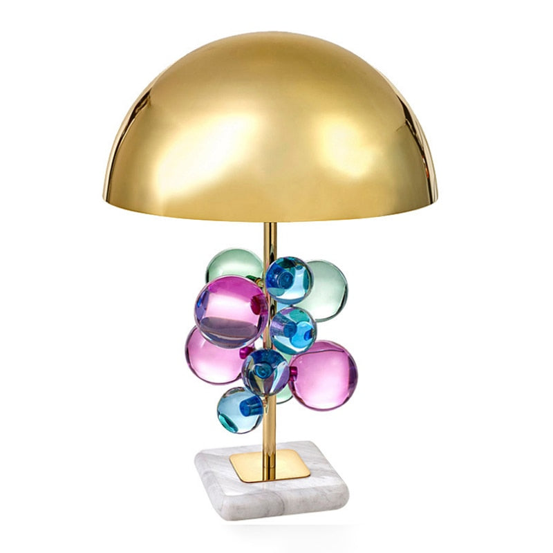 Bubble Metal Mushroom Desktop Lamp - Neshaí Fashion & More