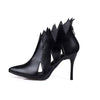 rome style jagged cut-out stiletto - Neshaí Fashion & More