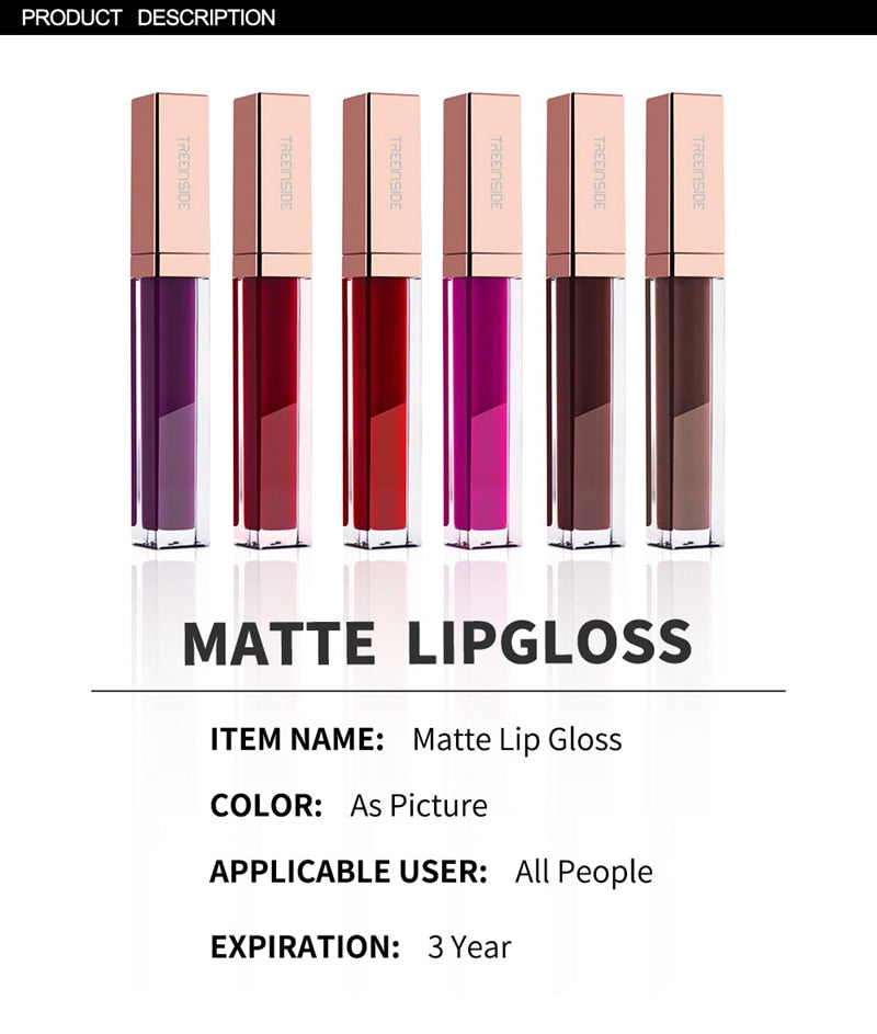 Liquid Lipstick Waterproof Matte - Neshaí Fashion & More
