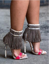 Fringe Sandals Fashion Party - Neshaí Fashion & More