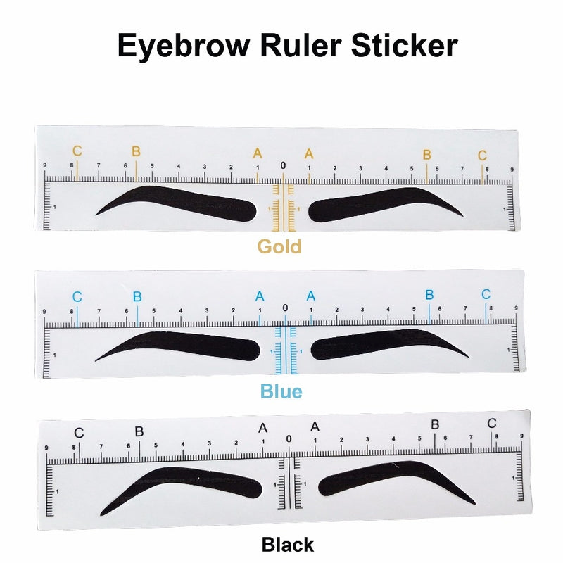 Disposable Microblading Eyebrow Ruler Sticker - Neshaí Fashion & More