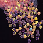 100 Pcs Love Heart Nail Rhinestones Colorful Stones - Neshaí Fashion & More