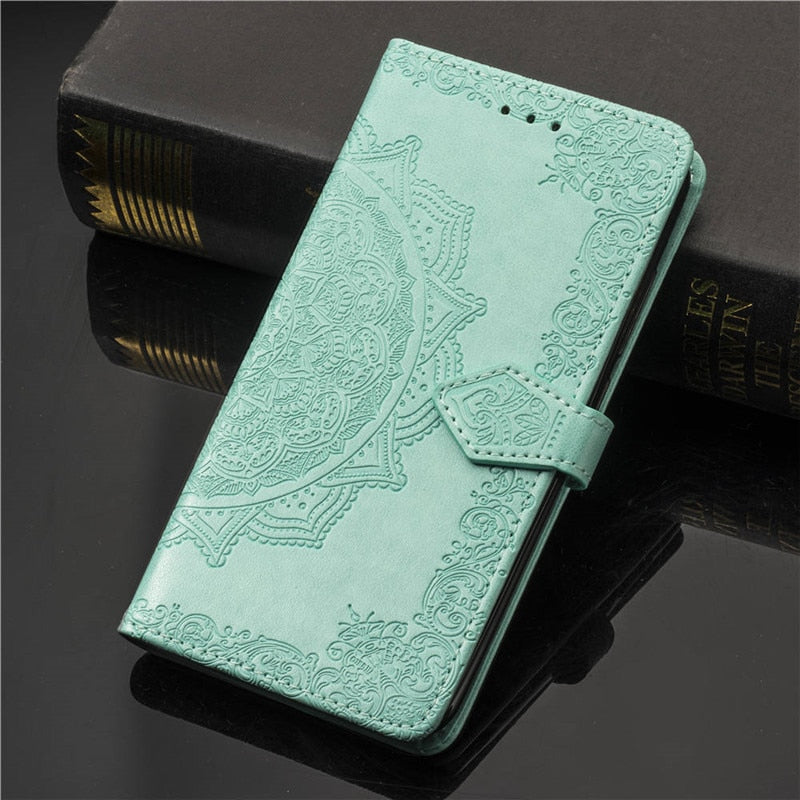 For Samsung Galaxy Leather Flip Book Case - Neshaí Fashion & More