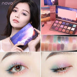 Dazzling Glitter 18 Color Eye Shadow  Pearlescent - Neshaí Fashion & More