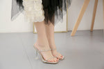 Rhinestone Clear Casual Sandals - Neshaí Fashion & More